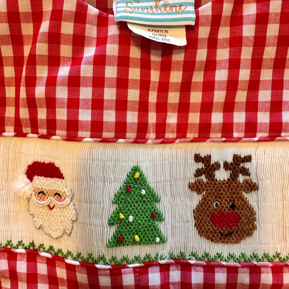 Southern Sunshine Smocked Longalls Christmas